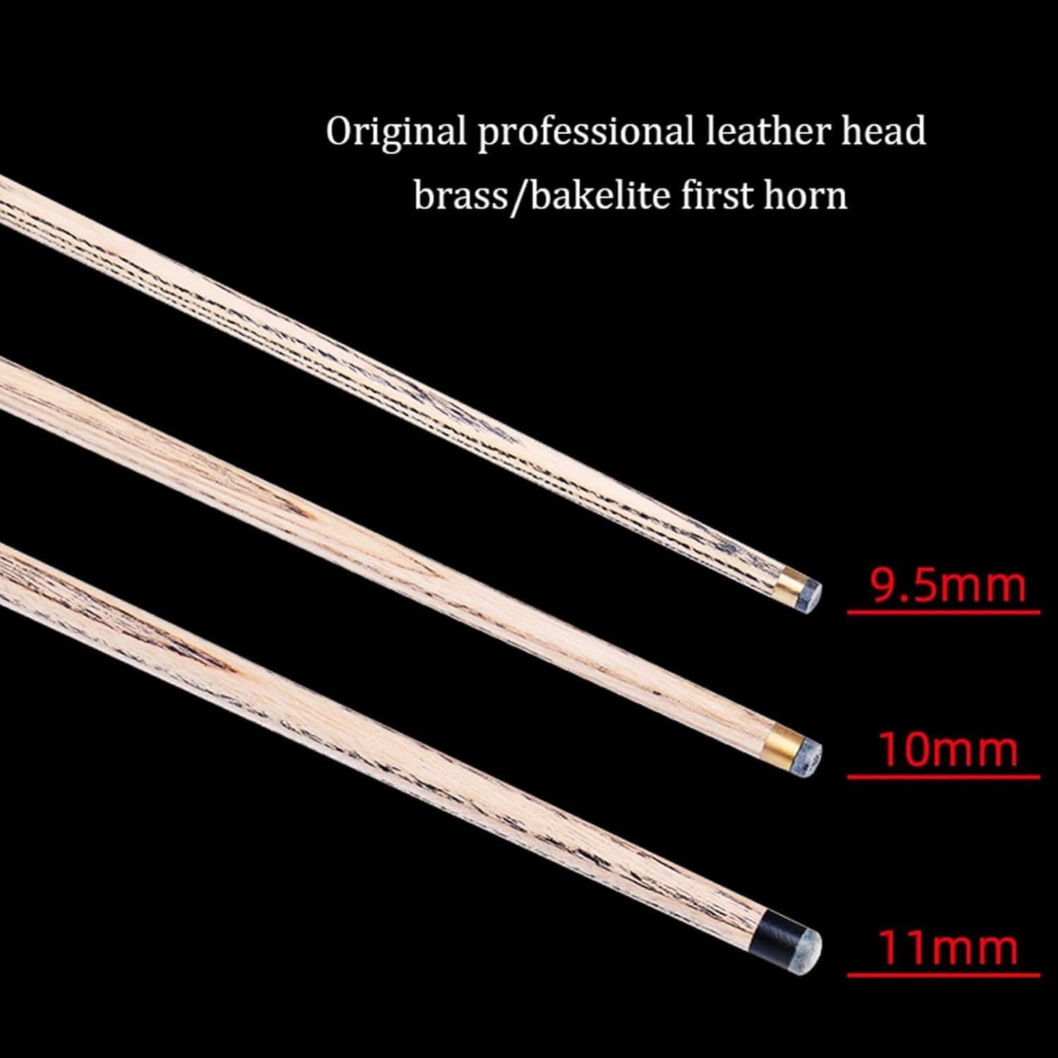 Kij bilardowy bilardowy 145 cm snooker 3/4 Split Pool Cue Set, 10 mm/11,5 mm, męskie i damskie kije bilardowe do baru lub domu, łatwy chwyt, natychmiastowy wybuch -4819 (kolor: B, rozmiar: 11,5 mm)