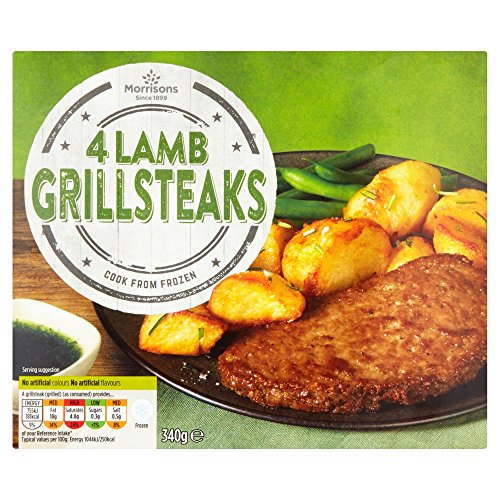 Morrisons Lamb Grillsteaks 4 x 85g (Frozen)
