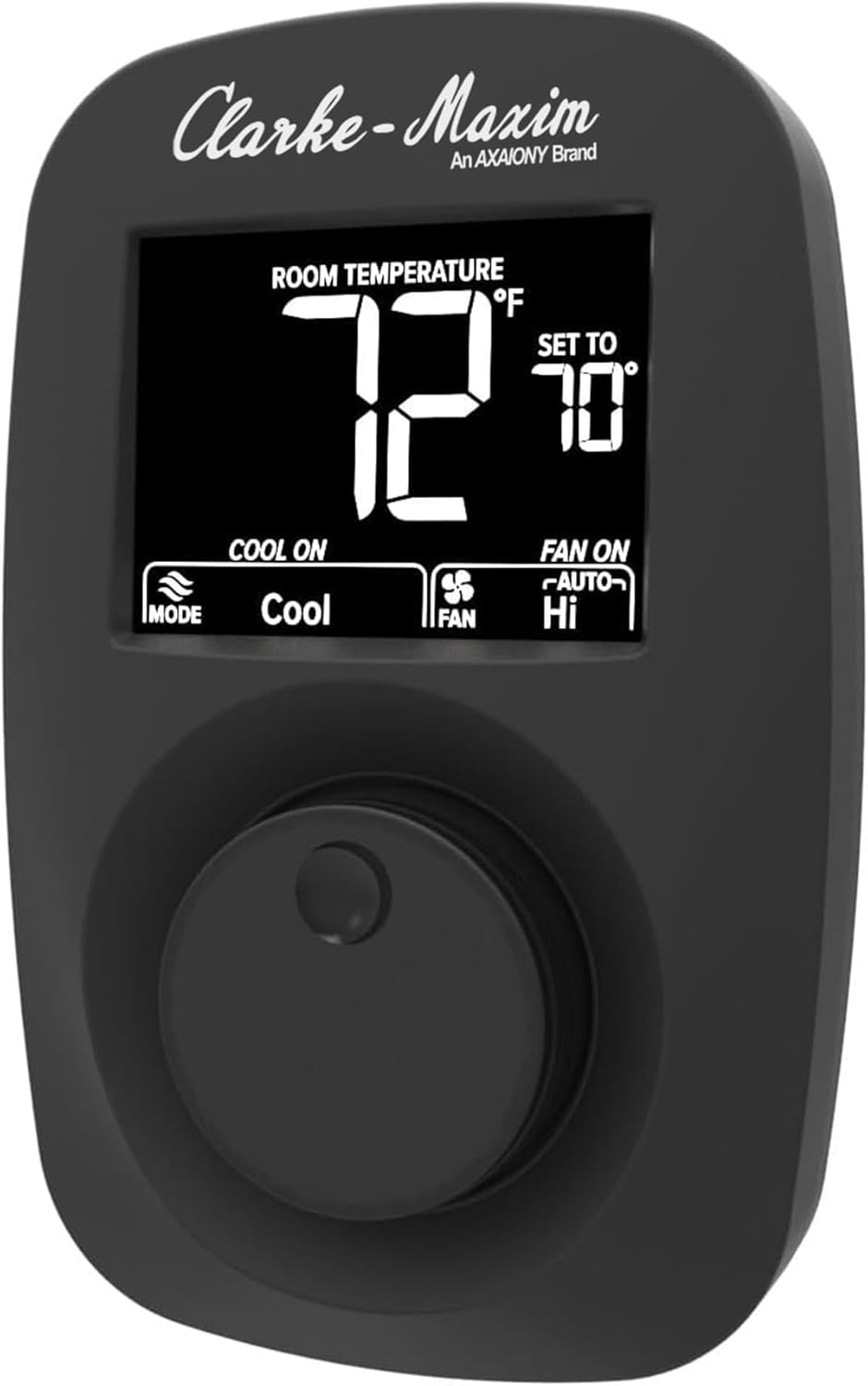 9420-381 Cooling & Heating Wall-Mounted Digital Thermostat - Black, Easy Installation, Low Power Consumption