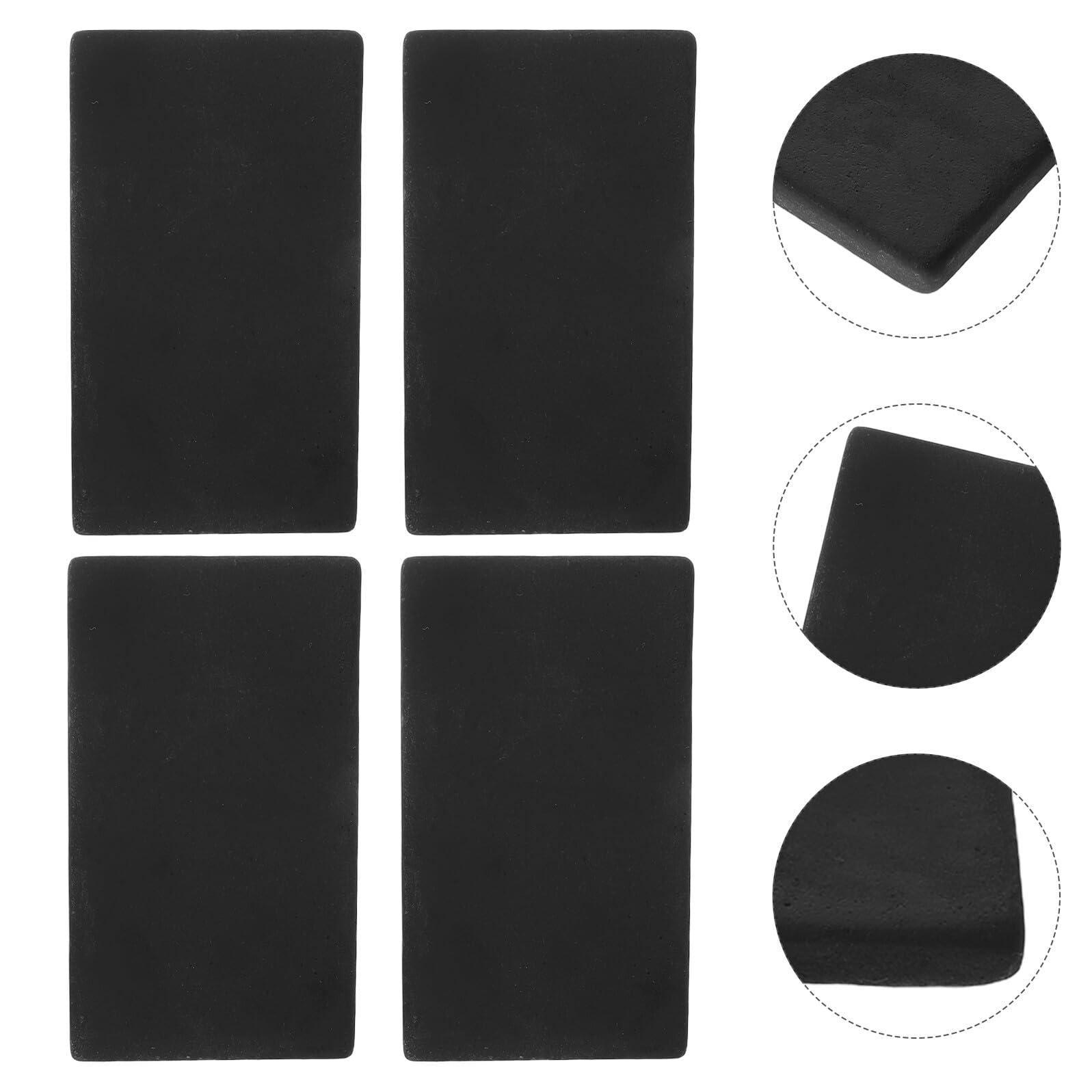 Lot de 4 kits de test pour or et argent avec grande pierre de test - Appareil de test mobile pour orfèvrerie - Vérification précise de l'or et de l'argent - Résultat rapide pour les