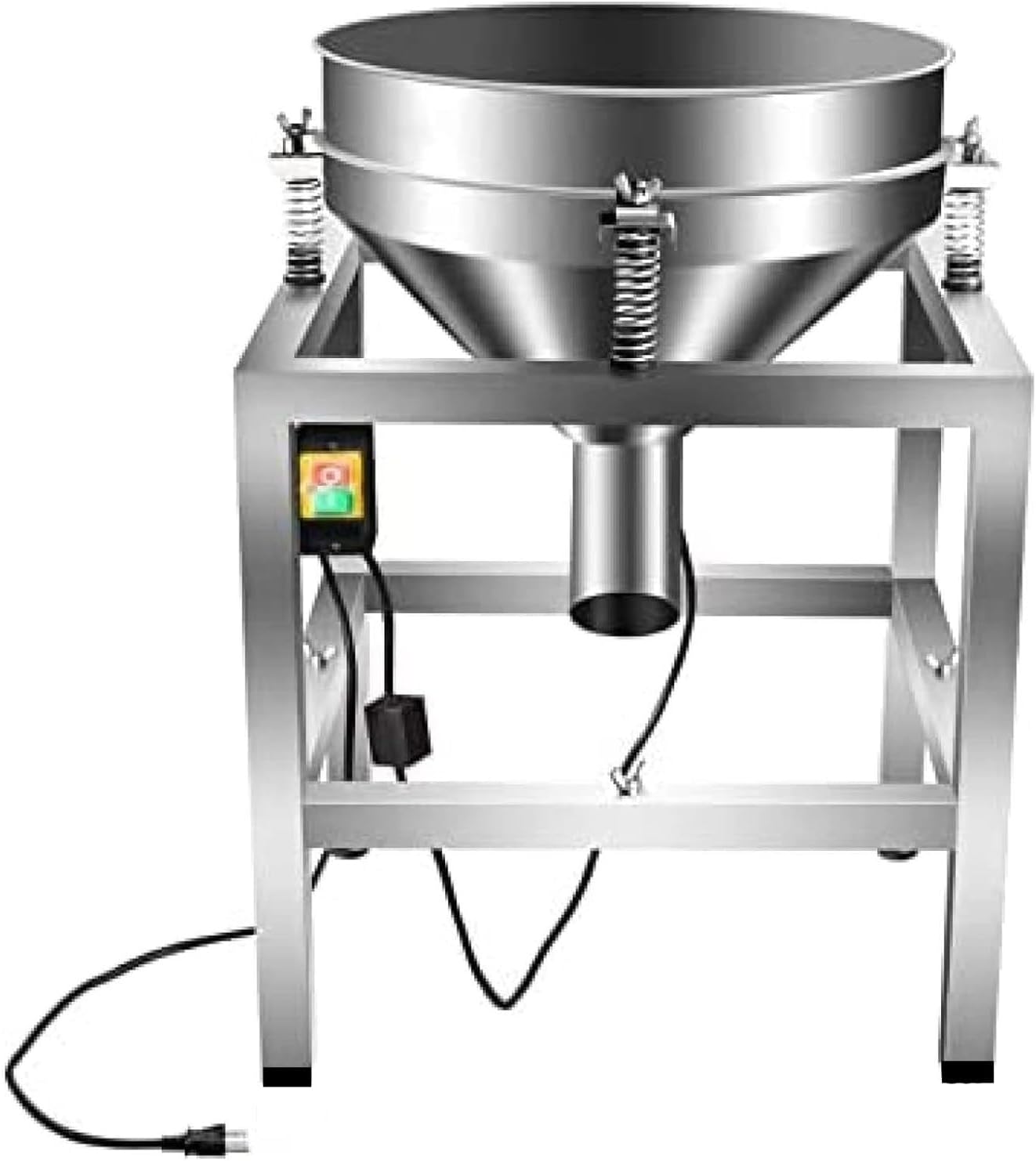 Automatic Powder Sifter Machine,Dia 19.6" Commercial Automatic Electric Sifter Shaker Machine with 40/100 Mesh,Flour Sifter for Flour Powders,for Grain Particles Food Industrial Processing