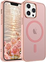 Vista 720 de SUPFINE - Funda magnética para iPhone 13 Pro Max (compatible con MagSafe), (protección contra caídas de grado militar de 10 pies), delgada, Negro