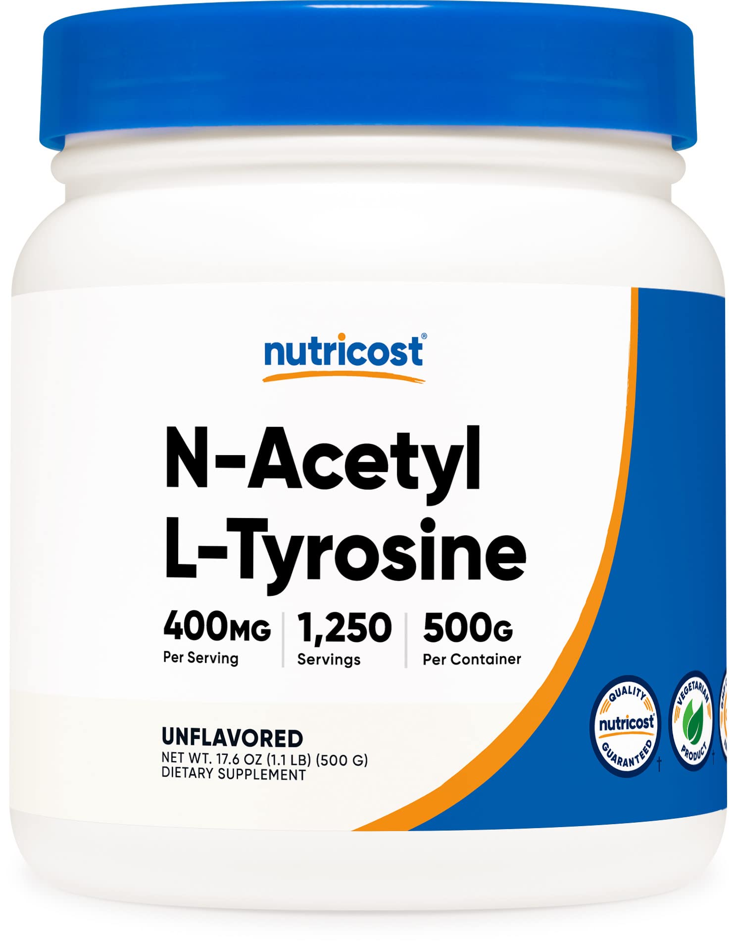 Nutricost N-Acetyl L-Tyrosine (NALT) Powder 500 Grams