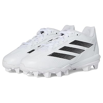 adidas Kids Adizero Instinct 2.0 Molded Softball Cleats (Toddler/Little Kid/Big Kid) Kids Shoes White/Black/Black