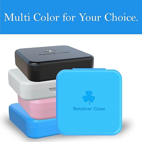 Miniatura 7 de Estuche de retención, ARGOMAX Aligner, caja de frenos, caja de ortodoncia de 2 piezas (púrpura).