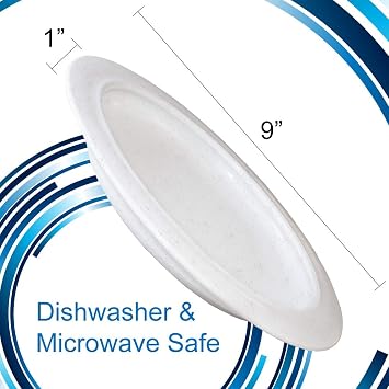 Rehabilitation Advantage Plate with Curved Inner lip, 9 Inch Diameter