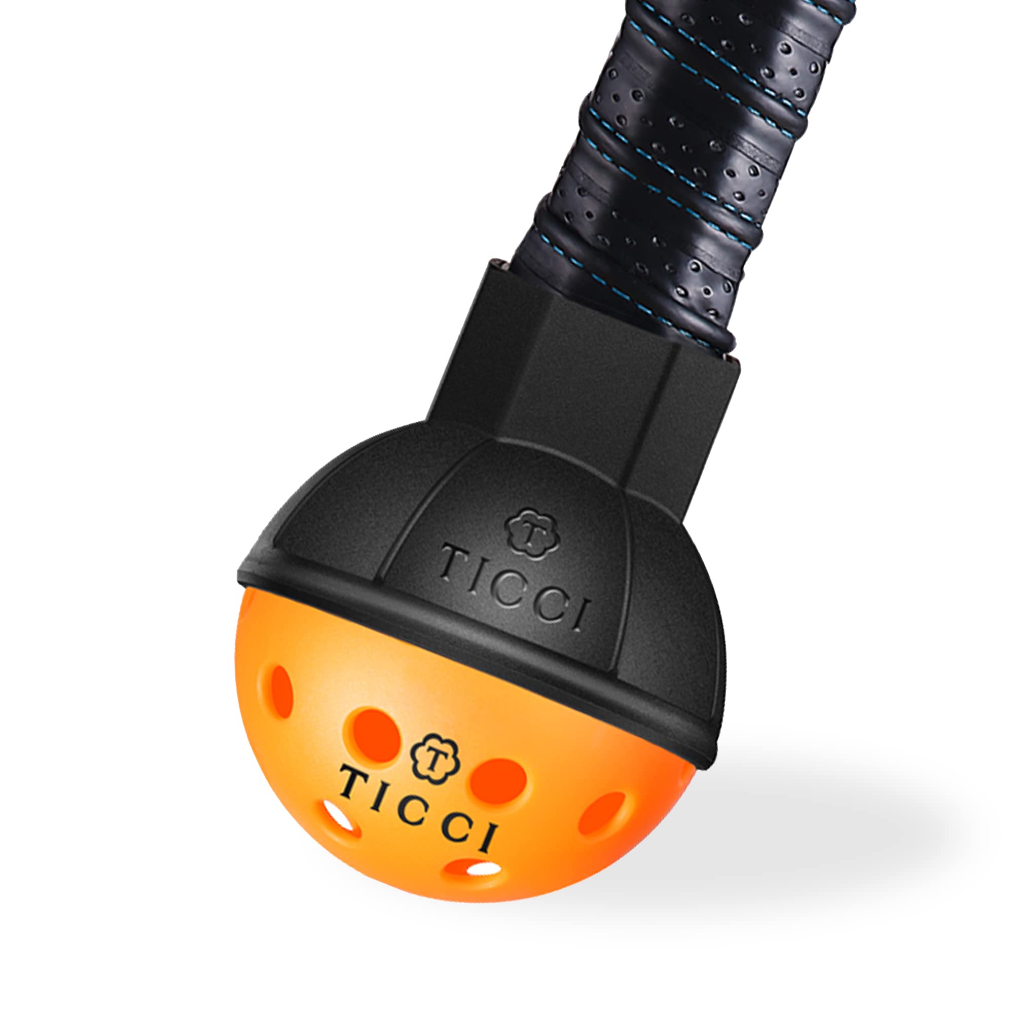 TICCI Pickleball Ball Retriever, Pick Up The Ball Easily and Fits All Standard Paddles, The Easy Way to Pick Up Pickleball Balls Without Bending Over