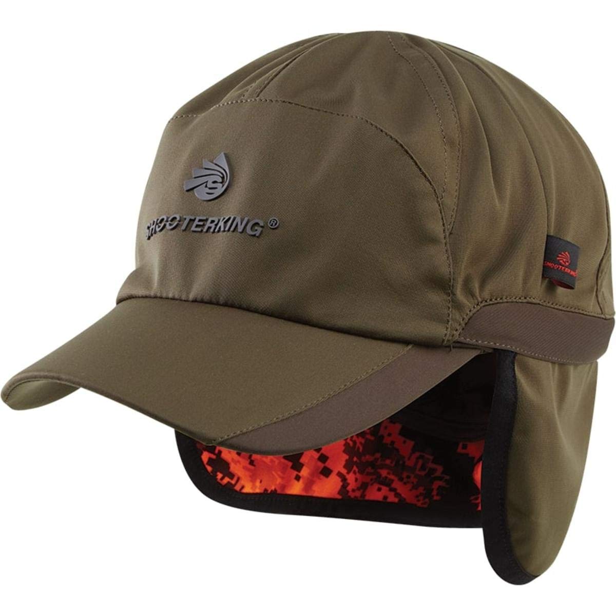 Huntflex Reversible cap Brown Olive/Blaze Hats-And-Caps Reversible