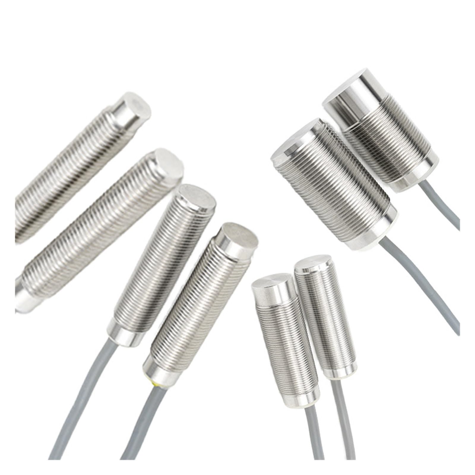 MXXDMOPD DC 24V IP67 Proximity Sensor Metal Steel Current Detection Object PNP NPN NC NO Inductive Thread Inductive Sensor(Pnp)