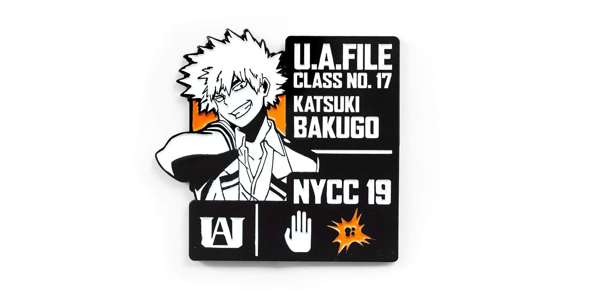 Just Funky My Hero Academia Katsuki Bakugo Pin | Exclusive Collectible Pin | 2 Inches Tall