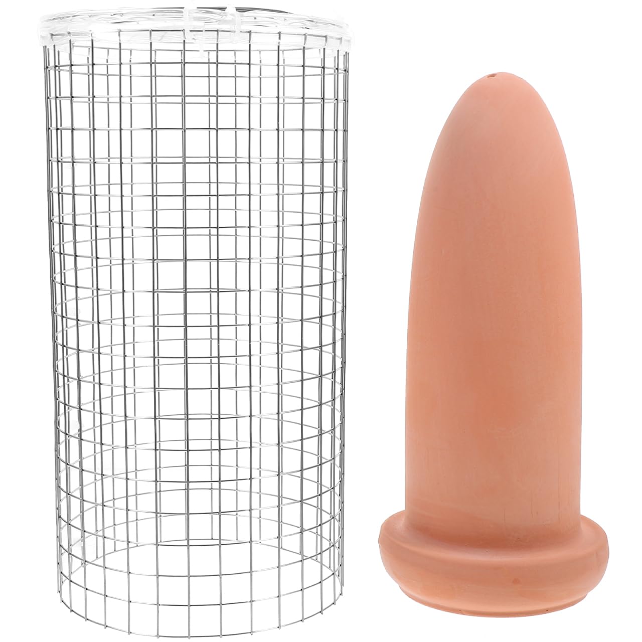 BESPORTBLE Cône d'élevage de poissons Discus - Cônes d'élevage de crevettes - Seau en céramique - Cône de frai - Ardoises - Cône de frai pour aquarium - Cône de race avec grille pour poissons anges