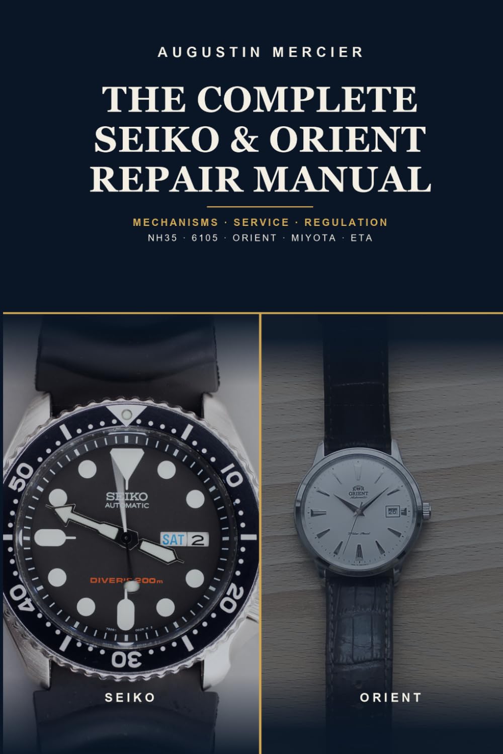 The Complete Seiko & Orient Repair Manual: Mechanisms, Service and Regulation —From the NH35, the World's Most Used Movement, to the Vintage 6105 ... by Step (The Complete Repair Manual Series)