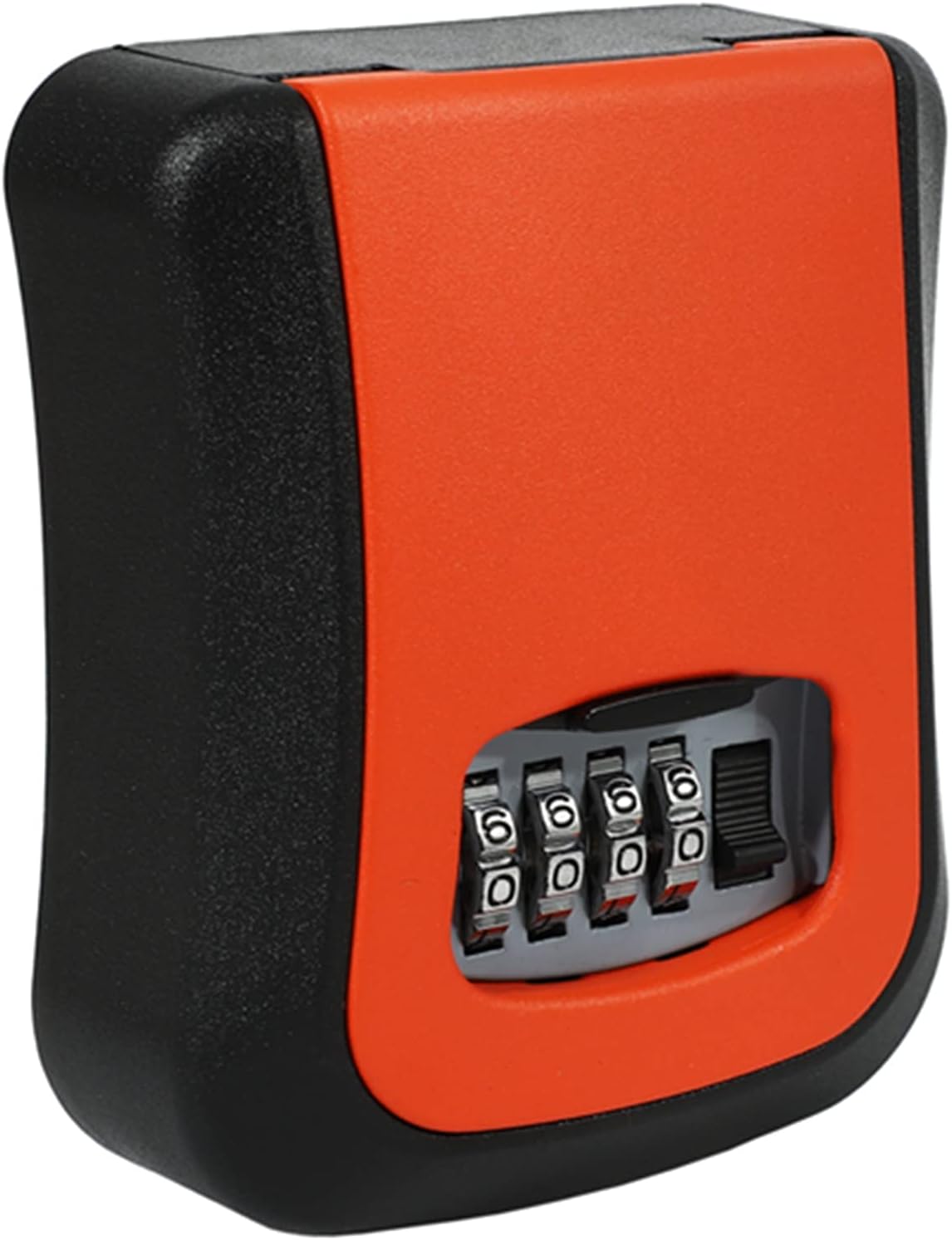YEAJION Orange Password Key Lock Box Wall Mounted Zinc Alloy Key Box