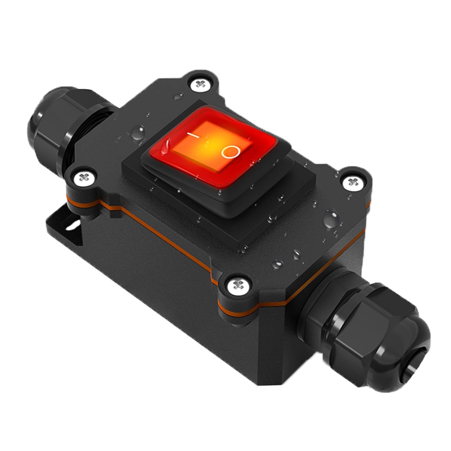 KarlKers IP67 Waterproof Inline Cord Switch, Outdoor ON/Off Toggle ...