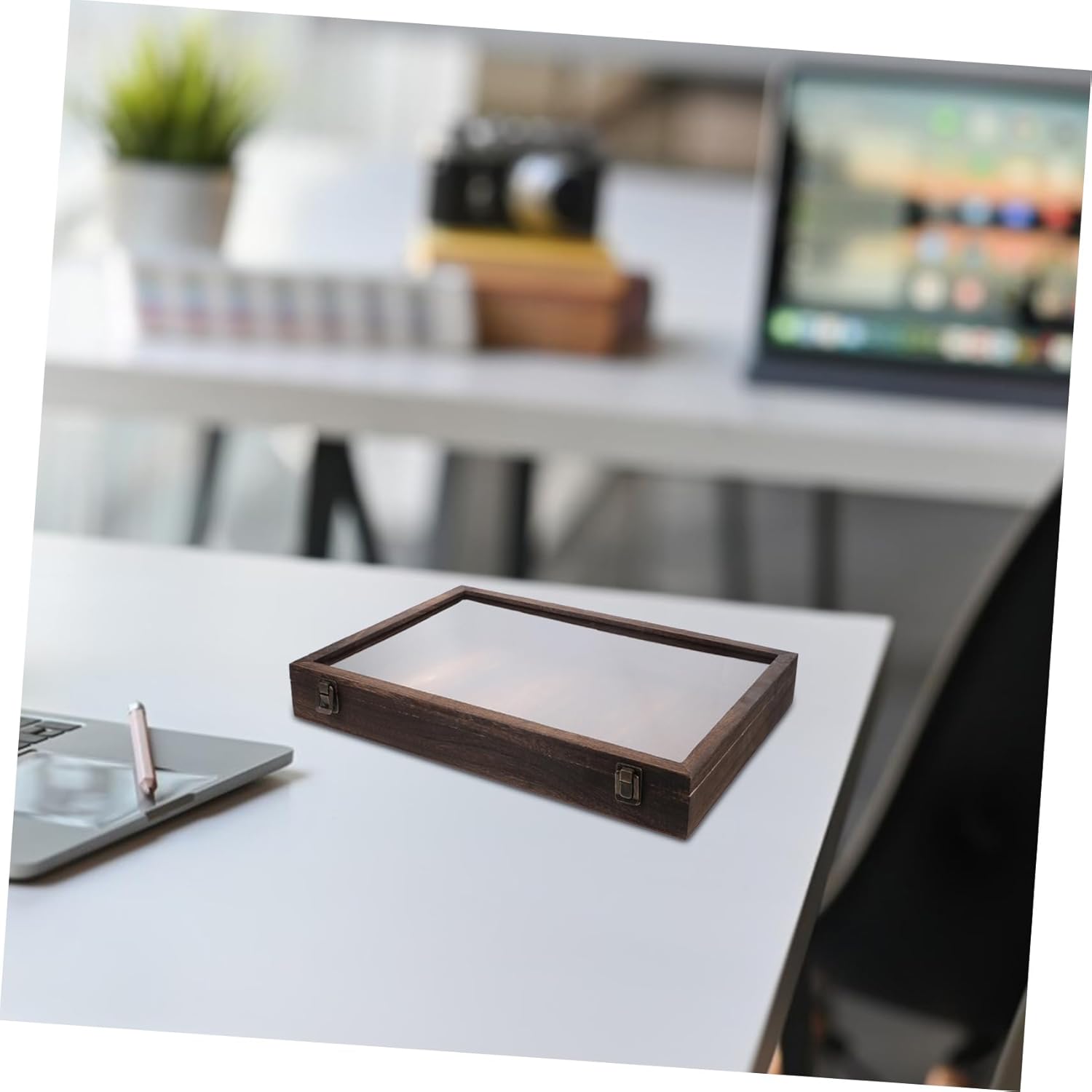 Unomor Box Specimen Display Box Insect Large Butterfly Butterflies Specimen Case Specimen Storage Case Dried Flower Storage Case Specimen Container Display Case Specimen Holder Wooden