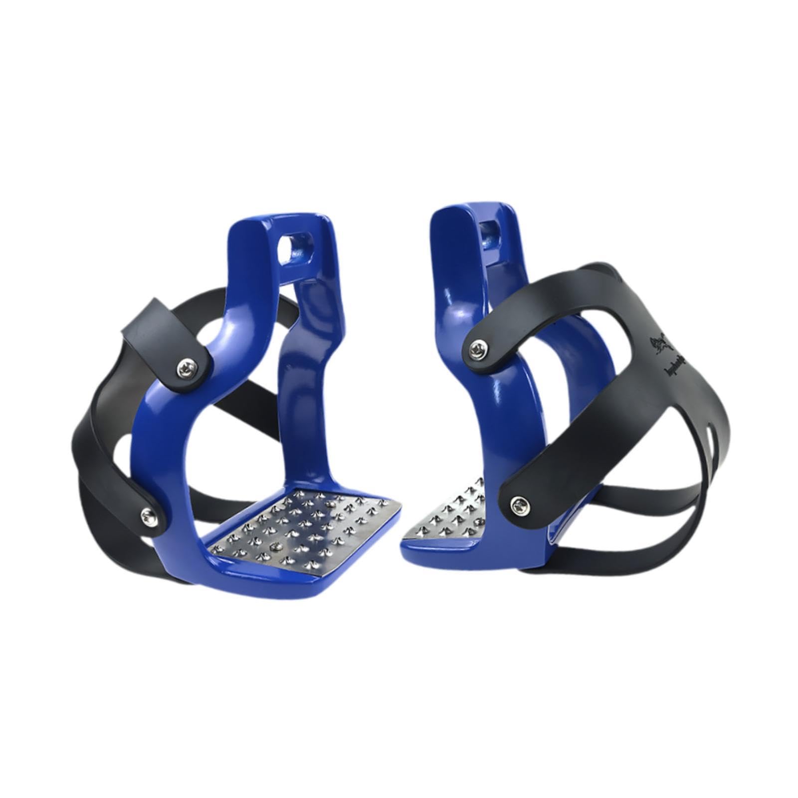 Sharplace Estribos para Montar, Silla de Montar de Aluminio, Soporte Antideslizante para Los Pies, Estribos Ecuestres Resistentes para Jaula de Resist