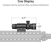 Vista 6 de CVLIFE Laser Sight for Rifle with Picatinny/M-lok Rail Mount, Green Laser for Guns, Low-Profile Laser Sight with Pressure Switch