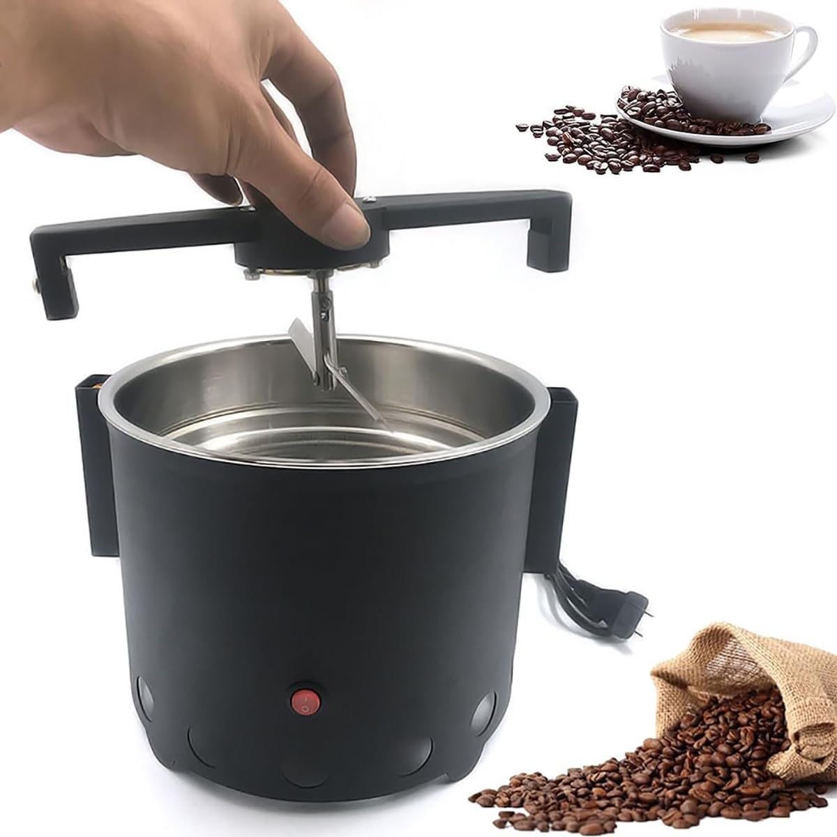 Amazon.co.jp : 電動コーヒー豆クーラー 5000RPM、1.1LB コーヒー豆焙