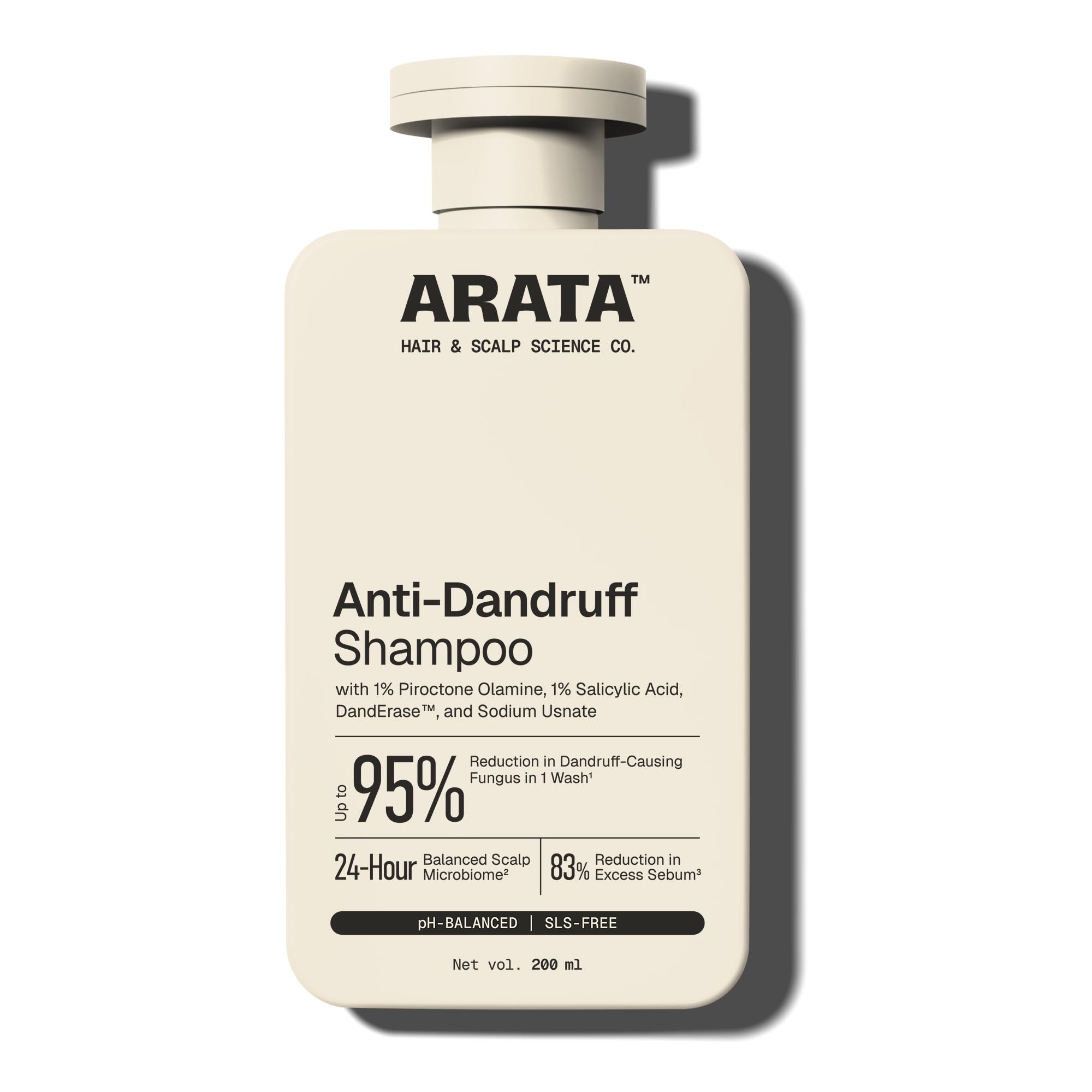 Arata Anti-Dandruff Shampoo for Women and Men I With Piroctone Olamine |Up To 100% Dandruff Reduction I Soothes Dry Flaky Scalp and Itching I Ideal For Dandruff Cure | 200 ML-image-19