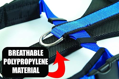 Miniatura 6 de Neewa Arnés para correr para perros, arnés de senderismo para perros (grande, amarillo), arnés reflectante para perro, arnés de mushing para perro,