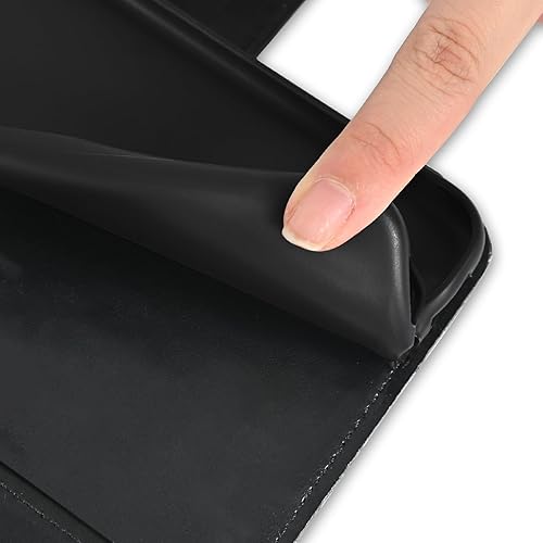 Miniatura 8 de Asuwish Funda para teléfono Moto G Power 2021 con protector de pantalla y correa para la muñeca, con purpurina brillante, con cremallera, tarjetero