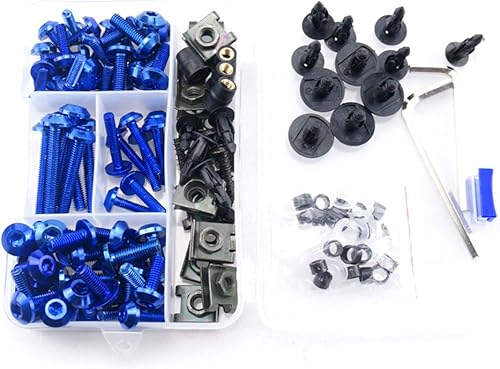 Kits completos de carenados de pernos para motocicleta, clips de tornillo compatibles con Suzuki Kawasaki Ducati MT07 MT09 Z1000 CBR1000RR CBR600RR