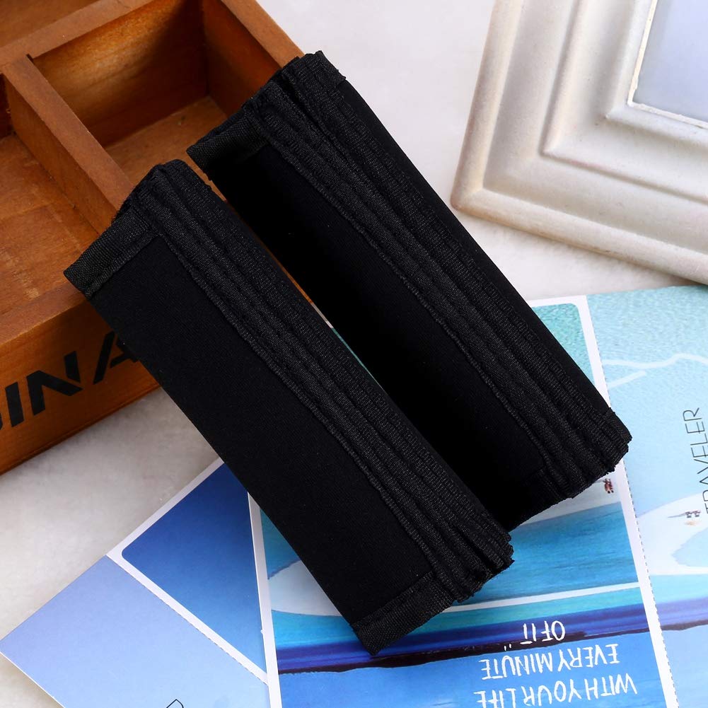 Tiiyee Copri Maniglia Passeggino, Ringhiera Protezione Manubrio Passeggino Manico Universale Bracciolo Manicotto Anti Nylon Polvere Manopole per Coprimanopole La Maggior Parte dei Passeggini Nero