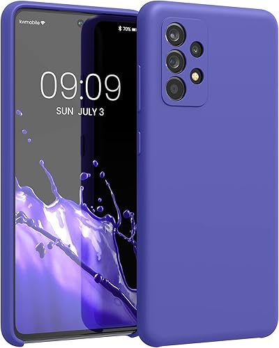 Miniatura 69 de kwmobile Funda Compatible con Samsung Galaxy A52 / A52 5G / A52s 5G - Cubierta de Teléfono de Silicona TPU con Acabado Suave - Macchiato