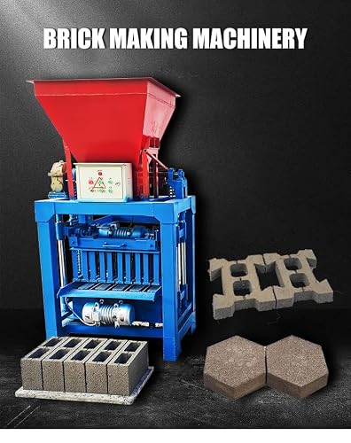 Customizable Semi-Automatic Brick Making Machine - Heavy Duty Concrete Block Production System