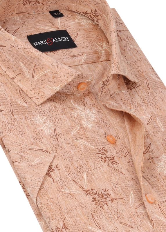 Image of Men's Half Sleeve Linen Shirt