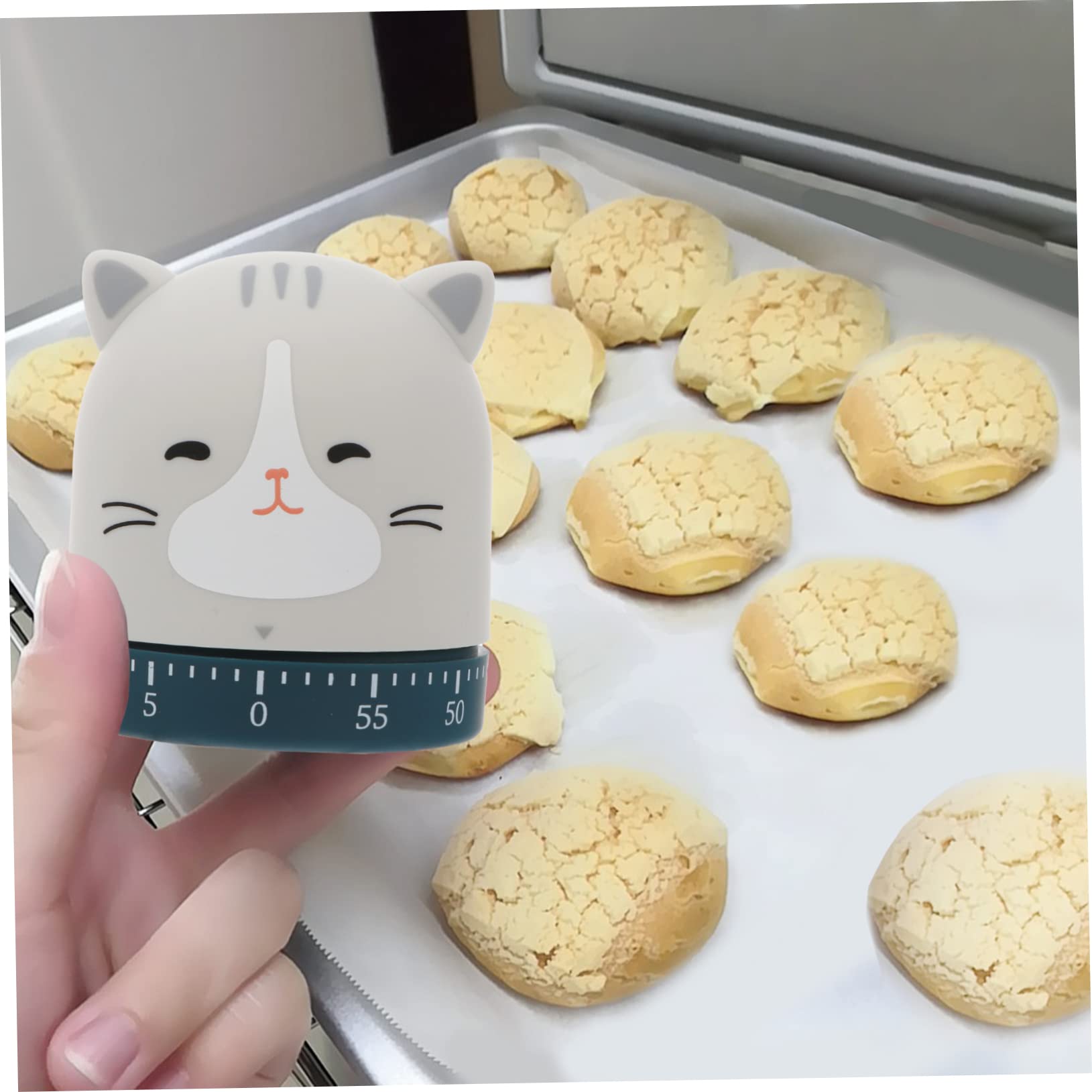 IMIKEYA 3stücke Küchen-Timer Cartoon Design Minuten Mechanischer Kurzzeitwecker Ohne Batterie Für Backen Und Kochen Für Lehrer Und Kinderaktivitäten Lustiger Visueller Timer