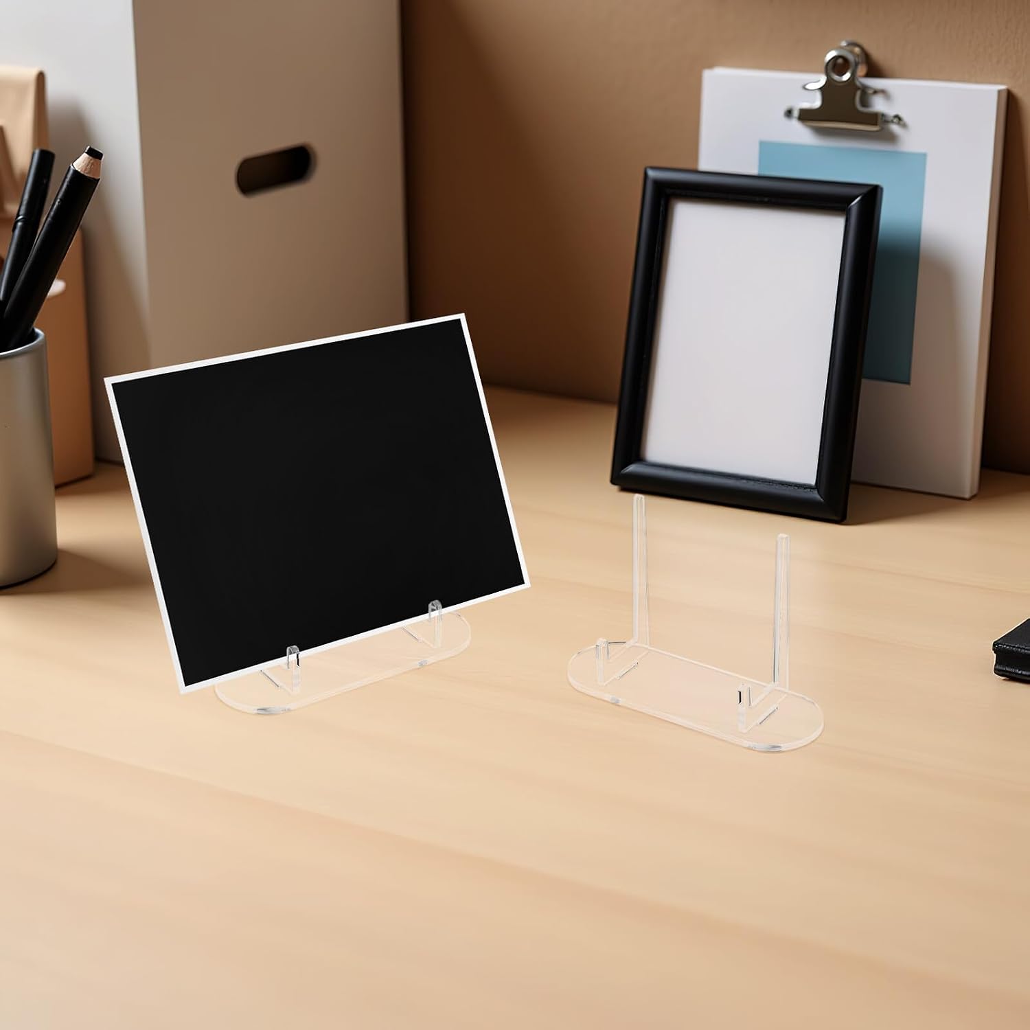 ABOOFAN 20pcs Acrylic Display Stand for Home Office Collections image 4
