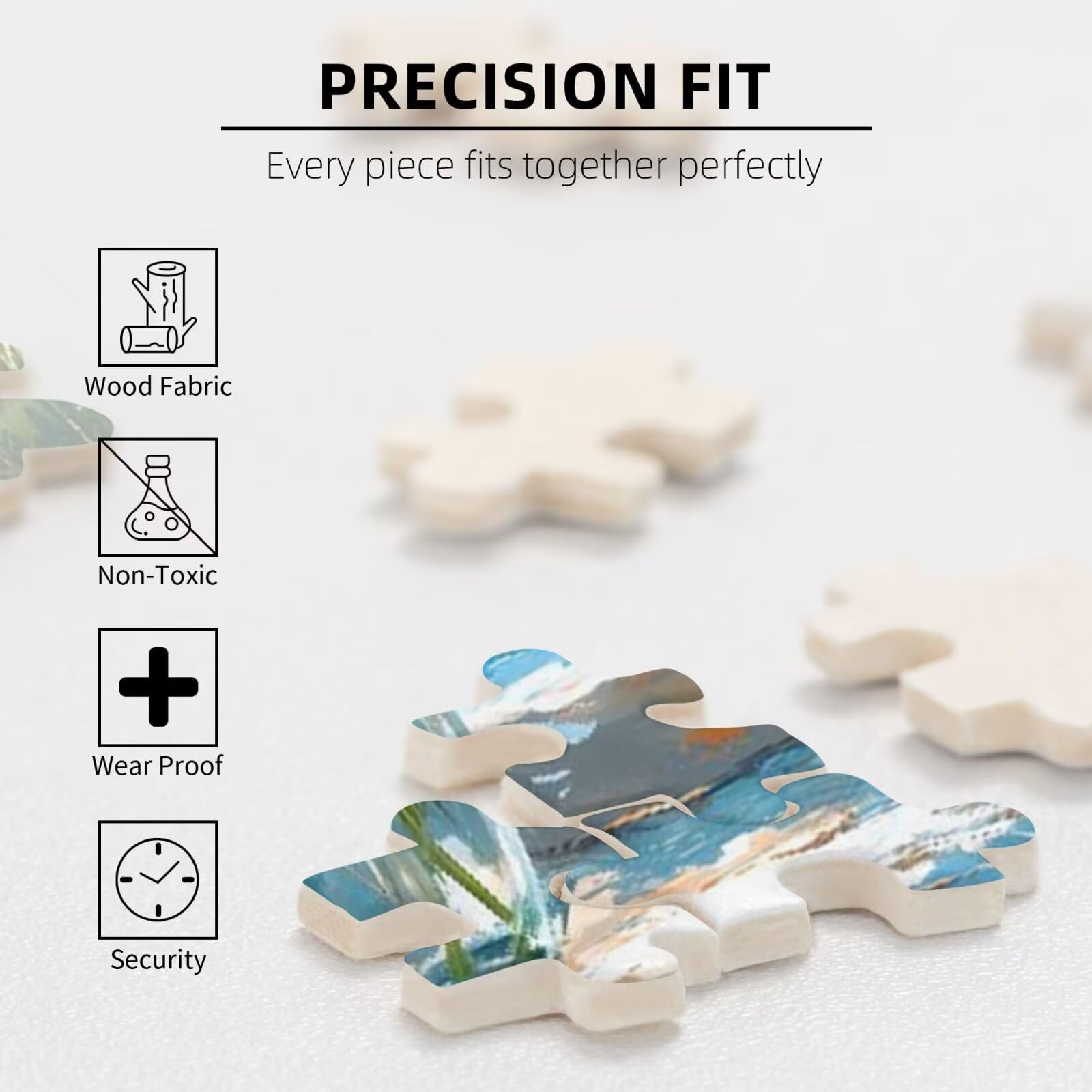 Ocean Puzzle 2000 Sztuk Duże Stokrotki Drewniane Puzzle Dla Dorosłych, Zabawne/Relaksujące/Wyzwanie Gry Dla Dorosłych I Początkujących, Jako Prezent Dla Przyjaciół i Ukochanych 2T-1625