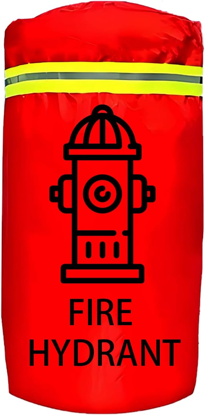 Fire Hydrant Cover Used For Outdoor Fire Hydrant Anti-Freeze Rainproof Thermal Insulation And Dustproof Cover (Three-layer cotton, Diameter19" *31"H)