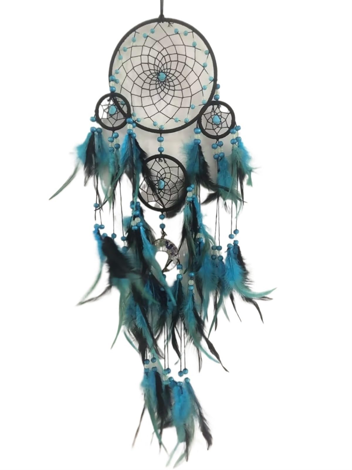 Dream Catchers Feathers Dreamcatcher Dream Catchers Retro Manual Home Decoration Lucky Tree Wall Ornament(Color-C)