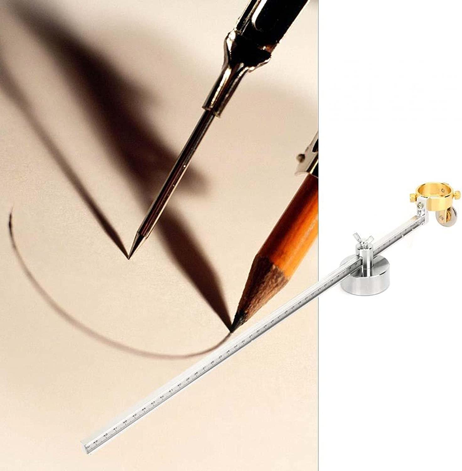 Roue de guidage circulaire pour torche plasma P80, boussole de coupe réglable diamètre 10-100cm, guide à rouleau magnétique avec règle, accessoire de coupe industrielle