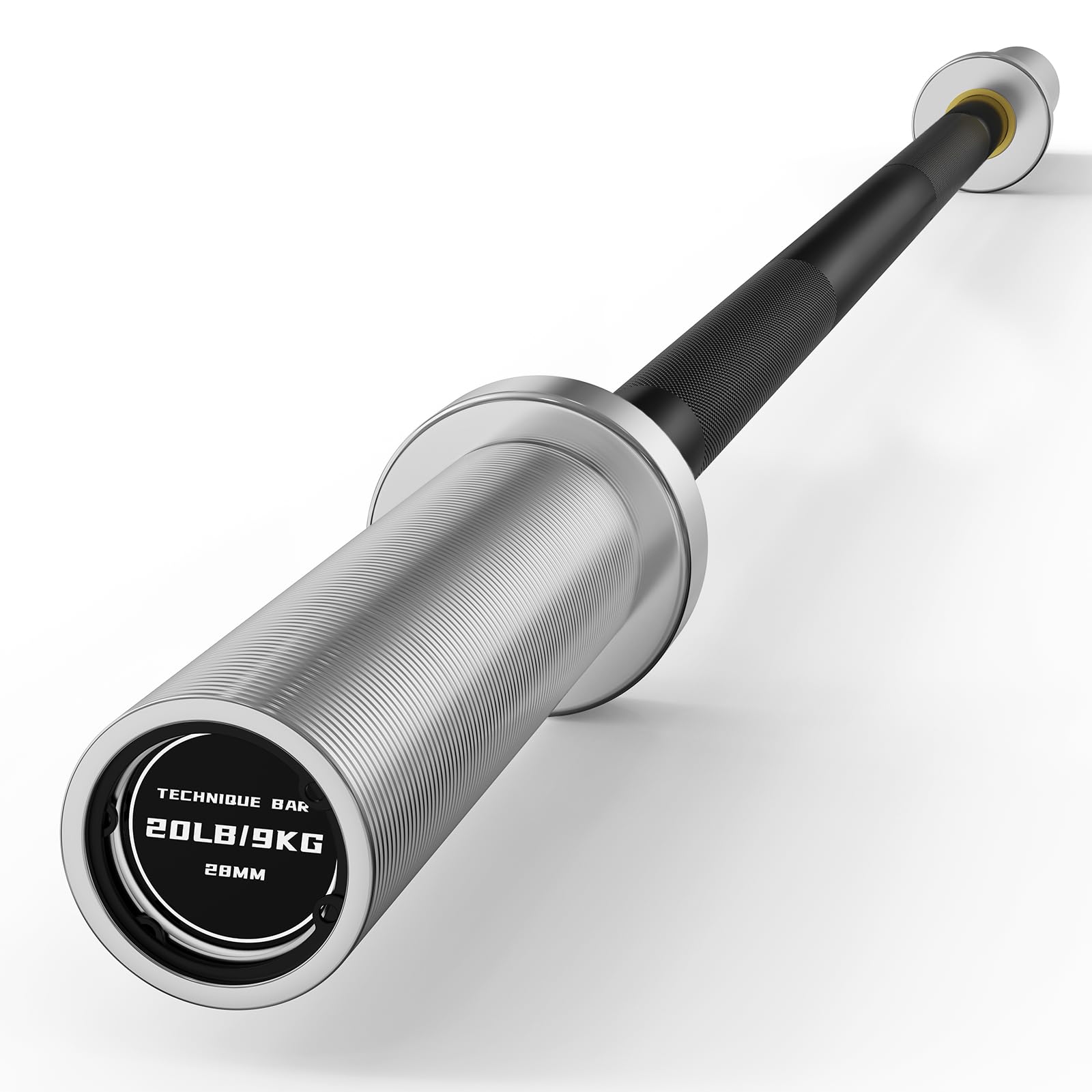 Amazon.com : PAPABABE Olympic Barbell, 4ft Short Barbell for