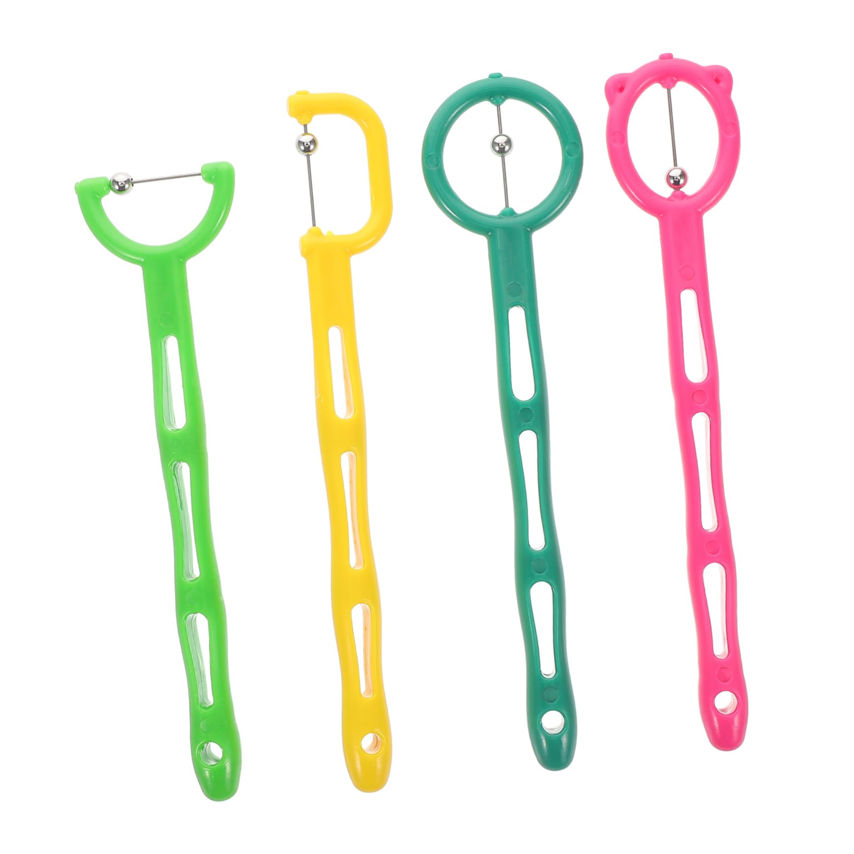 SAFIGLE 4pcs Mouth Exerciser Tongue Muscle Trainer for Speech Therapy Lip Muscle Trainer Oral Exercises Tool Tongue Stabilizing
