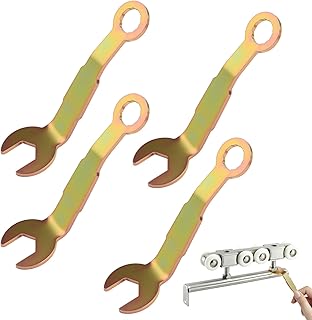 4pcs Pivot Pocket Door Wrench, 0.83'' Pocket Door Wrenches, Adjustment Pocket Wrenches-Rv Pockets Door Adjusting Hardware, Bi-Fold Doors Hardware Adjustment Tool for Folding Door, Sliding Doors Hanger