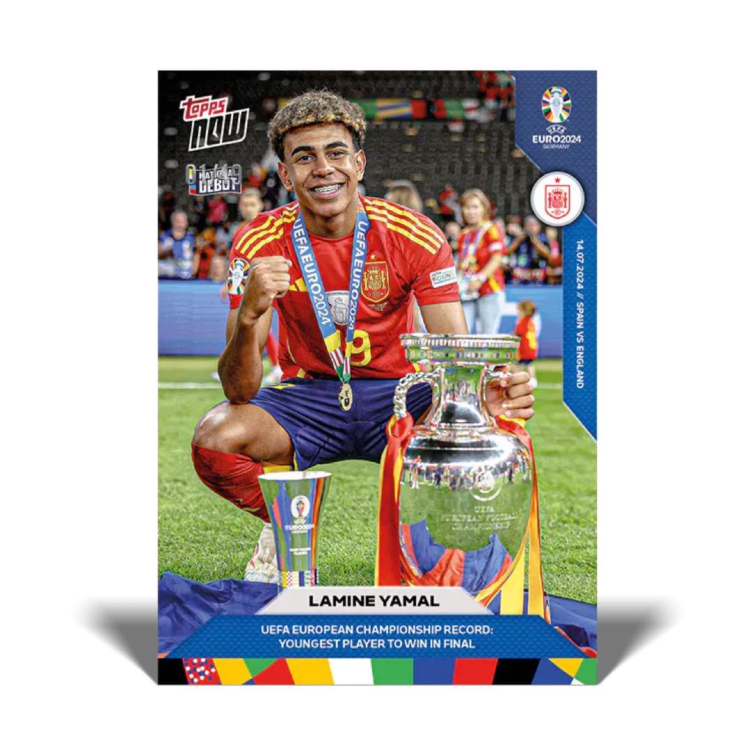 TOPPS NOW UEFA EURO LAMINE うだる YAMAL ヤマル