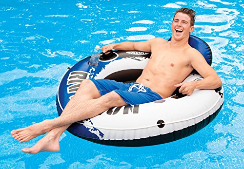 Intex River Run I Sport Lounge, Inflatable Water Float, 53" Diameter #TOP2