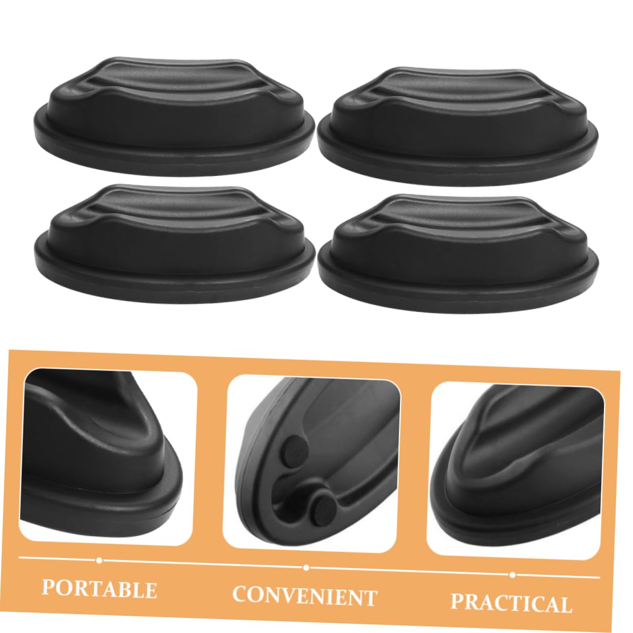 SUPVOX 4piezas Esterilla para Rueda Delantera Soporte Entrenador Ciclismo Estabilizador Bicicleta Entrenamiento Casa Soporte Bicicleta Estática Montaje Interior