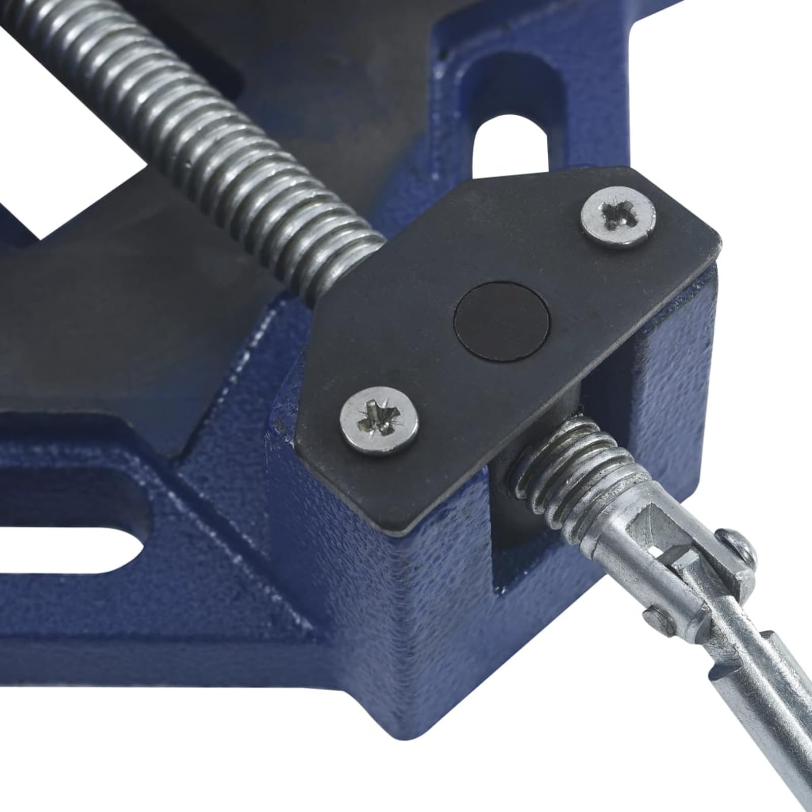 Homgoday Morsa angolare in ghisa 90¡ã Blu/Nero/Argento Larghezza ganascia 104 mm Apertura Max 60 mm per Foratura e fresatura