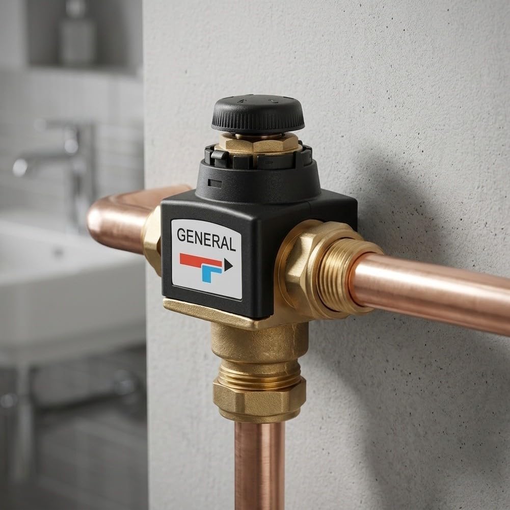 Valvola Miscelatrice Acqua Calda per Bagno e per doccia Valvola