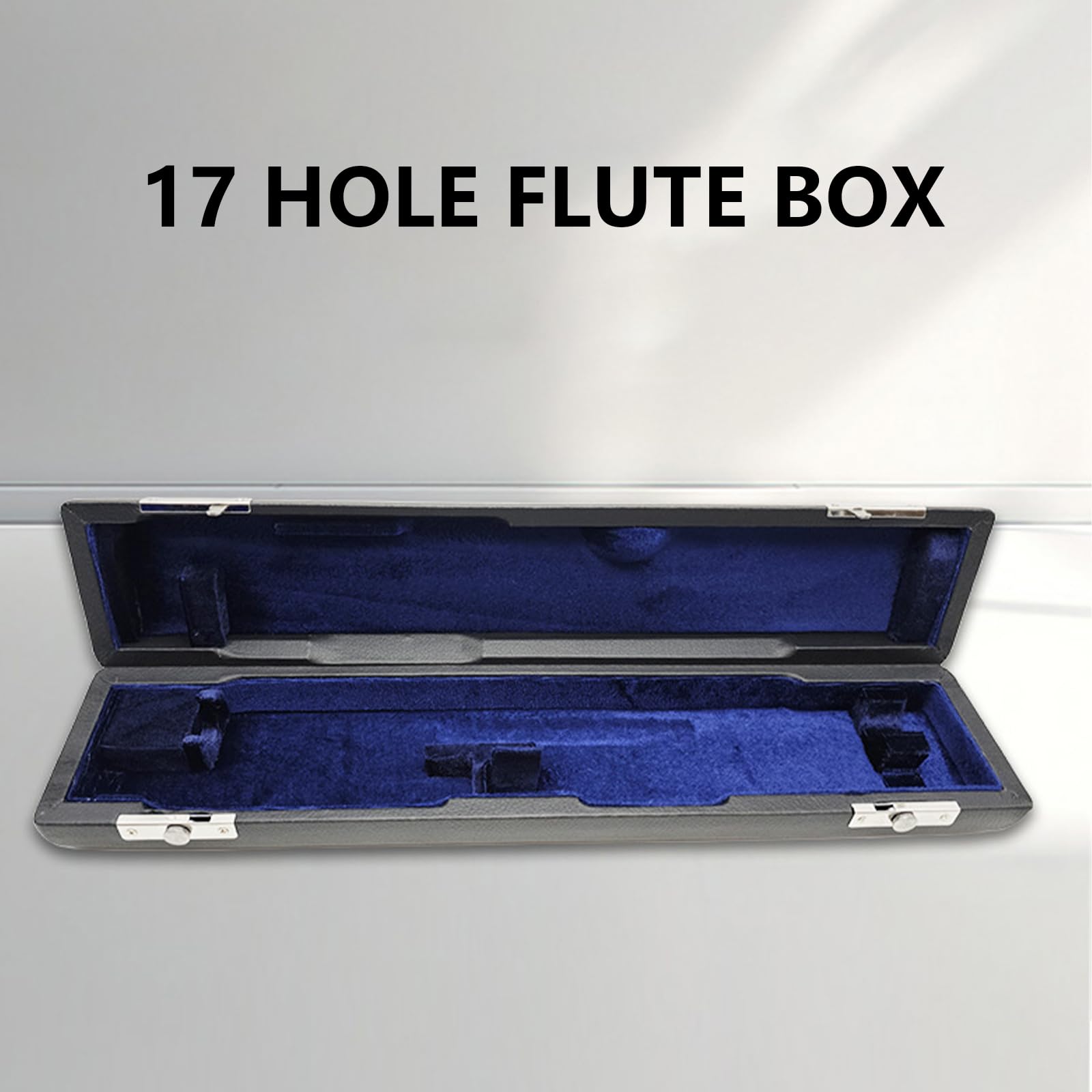 Custodia per flauto in pelle PU doppia maniglia cerniera flauto con borsa per 17 fori flauto impermeabile flauto borsa per il trasporto