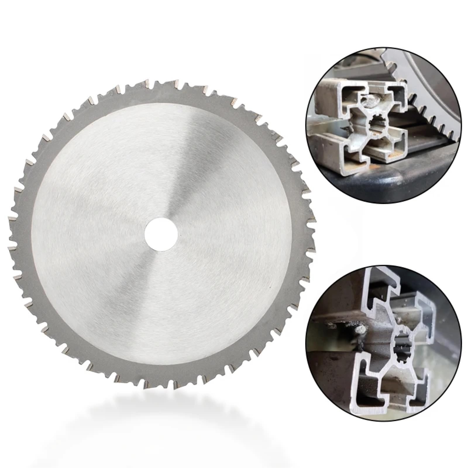 Brzeszczot do cięcia metalu 1PC ostrze do cięcia metalu 4 "/7"/8 "20T 32T 48T brzeszczot piły tarczowej aluminium żelazo stalowa metalowa tarcza węglika(8inx1.5x1.9x25.4x48T)