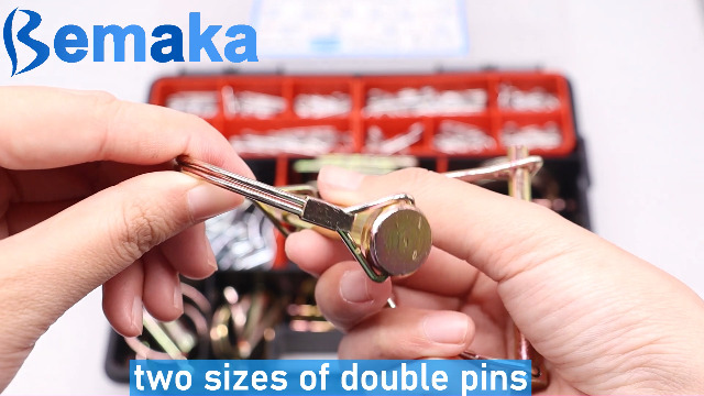 202Pcs Hitch Pins Clip Pins Assortment Kit Heavy Duty Hitch Pins R Clip - View #2