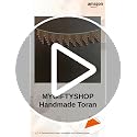 Image of Wool & Wool Blend Handmade Door Hanging Moti Latkan Style Bandarwal Toran (Tms-09) -Diwali New Year Inauguration Wedding Festival Home Decor Pooja (40 Inch X 8 Inch, Tms-09(Multicolor))