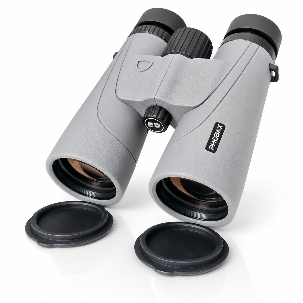 Prismáticos PHOBAX 12X50 ED para Adultos, Prismáticos Impermeables Antiniebla de Alto Poder con Óptica Totalmente Multicapa, Lente Objetiva Grande de 50 mm, Vista Amplia para Observación de