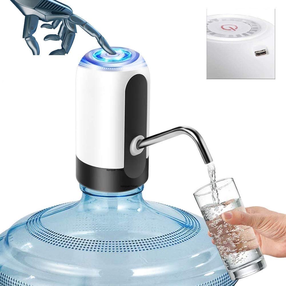 JAMDOFOX Automatic Wireless Water Can Dispenser Pump with Rechargeable Battery for 20 Litre Bottle (Black) (B08SL6TLXH) Amazon Price History, Amazon Price Tracker